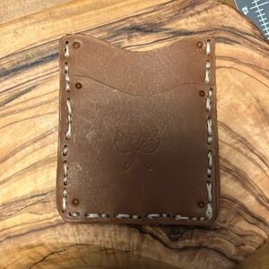 Handmade brown Leather wallet